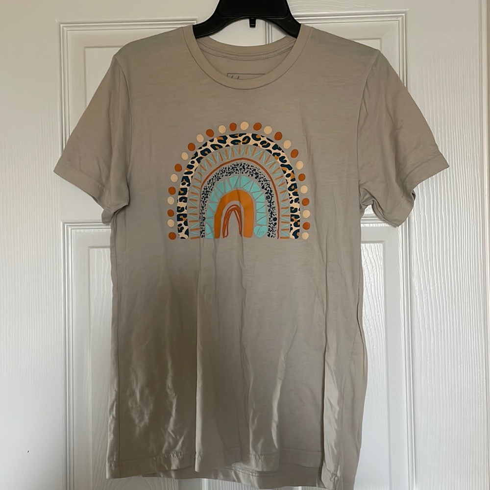 Lulu Mac boho rainbow t-shirt